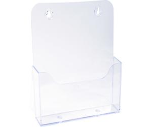 Exacompta 10x Distributeur de prospectus 1 compartiment A5 Cristal 75058D