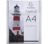Exacompta 10x Distributeur de prospectus vertical A4 Cristal 65158D