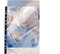 Exacompta 10x Etui carton de 100 pochettes perforées PP A4 5900E