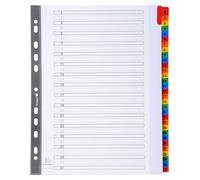 Exacompta 10x Intercalaires Imprimés numériques 160g- 31 pos A4 Maxi Blanc 4131E