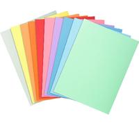 Exacompta 10x Paquet 10 chemises SUPER 210 24x32cm Couleurs assorties 330100E