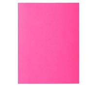 Exacompta 10x Paquet de 10 chemises ROCK''S 210 - 24x32cm - Rose 217120E