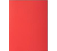 Exacompta 10x Paquet de 10 chemises ROCK''S 210 24x32cm Rouge 217112E