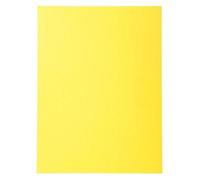 Exacompta 10x Paquet de 50 chemises 100% recyclé 24x32cm Jaune 420205E