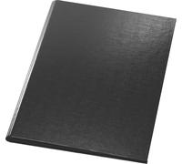 Exacompta 10x Porte-bloc à rabat papier enduit 23x32cm pour A4 Noir 18291E