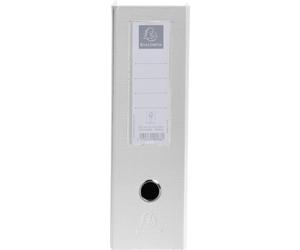 Exacompta 10x Porte-revues PP Dos 100mm livrés à plat 23x31cm Blanc 90166E