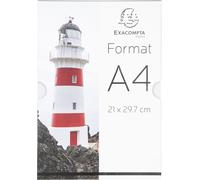 Exacompta 10x Porte-visuel mural vertical A4 Cristal 84858HD