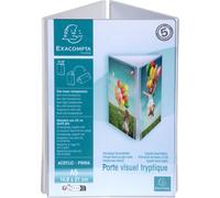 Exacompta 10x Porte-visuel tryptique A5 Cristal 85558D