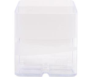 Exacompta 10x Pot à crayons Pen-Cube Office Cristal 67723D