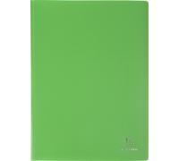 Exacompta 10x Protège-documents en PP pochettes 100 vues A4 Vert clair 8853E