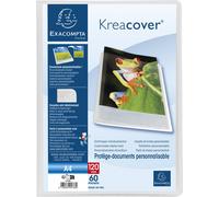 Exacompta 10x Protège-documents en PP semi rigide 120 vues A4 Incolore 5768E