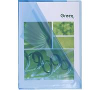 Exacompta 10x Sachet de 10 pochettes coin PVC A4 Bleu 660525E