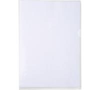 Exacompta 10x Sachet de 10 pochettes coin PVC lisse haute résistance A4 660530E