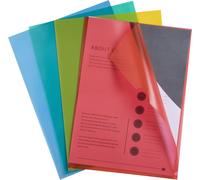 Exacompta 10x Sachet de 100 pochettes coin PP grainé Budget A4 assort. 57119E