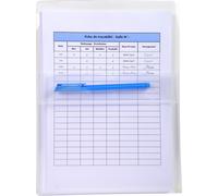 Exacompta 10x Sachet de 2 pochettes adhésives à soufflet PP A4 56300E