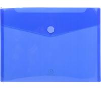 Exacompta 10x Sachet de 5 pochettes-enveloppes polypropylène A4 Bleu 56422E