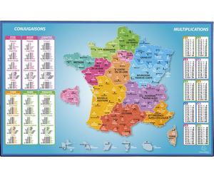 Exacompta 10x Sous-main rigide PVC France 37,5x57,5cm Visuel 29791E