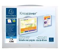 Exacompta 10x Valisette à poignée amovible PP opaque 8/10e 24x32cm Blanc 5925E