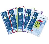 Exacompta Protège-documents Kreacover 5739E – 12x 60 vues A4 PP semi-rigide assortis