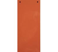 Exacompta 12x 100 fiches intercalaires 105x240mm Orange 13465B