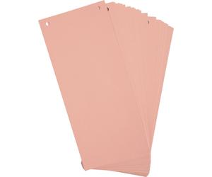 Exacompta 12x 100 fiches intercalaires 105x240mm Rose 13335B