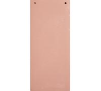 Exacompta 12x 100 fiches intercalaires 105x240mm Rose 13435B