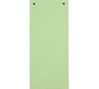 Exacompta 12x 100 fiches intercalaires 105x240mm Vert 13345B