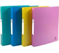Exacompta 12x Classeur 2 anneaux 30mm PP Young A4 Maxi Couleurs assorties 54790E