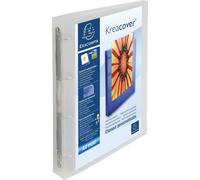 Exacompta 12x Classeur 4 anneaux 30mm PP 10/10e A4 maxi Incolore 51568E