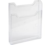 Exacompta 12x Distributeur de prospectus vertical A5 Cristal 65058D