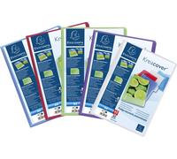 Exacompta 12x Protège-documents en PP semi rigide 60 vues A4 assort. 5739E