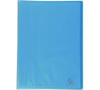 Exacompta 12x Protège-documents en PP semi rigide 80 vues A4 Turquoise 85468E