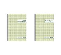 Exacompta 13148E Un Devis Auto Entrepreneur 50 feuillets Dupli autocopiant, 29.7 x 21 cm & Réf. 13500E - 1 Manifold Recettes dépenses 29,7x21cm 50 feuillets dupli autocopiants