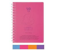 Exacompta 13447E - Agenda semainier de poche SAD 13S Linicolor - 9 x 13 cm - Septembre 2025 à décembre 2026 - 16 mois - Coloris assortis