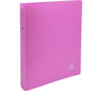 Exacompta 15x Classeur 2 anneaux 30mm polypropylène OPAK A4 Maxi Rose 54694E