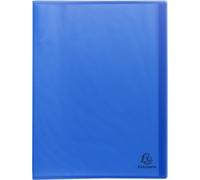 Exacompta 15x Protège-documents PP recyclé semi-rigide 80 vues A4 Bleu 78552E