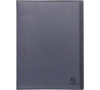 Exacompta 15x Protège-documents PP recyclé semi-rigide 80 vues A4 Noir 78541E