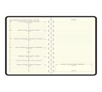 Exacompta - Recharge Agenda semainier Eurotime 16S 9x16cm - Janv à déc 2027