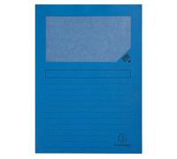 Exacompta 16x 25 chemises à fenêtre 130g/m2 22x31cm Couleurs assorties 50250E
