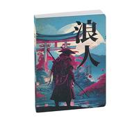 Exacompta 1804157E - Agenda Forum Samouraï Ronin 12 x 17 cm Journalier Août 2025 à Juillet 2026 - Visuel Ronin