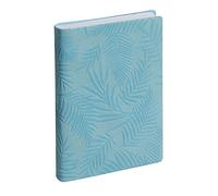 Exacompta - 1805933E - Agenda journalier Forum nouméa - Couverture amovible - Motif jungle - 12,5 cm x 17,5 cm - Août 2022 à Juillet 2023 - coloris lagon