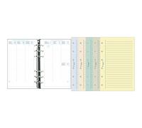 Exacompta - 18272E - Recharge Exatime 17-10,5 cm x 17,2 cm & 18251E Recharge Feuillets Ligné pour Organiseur Exatime 17 44 Feuillets Coloris aléatoires