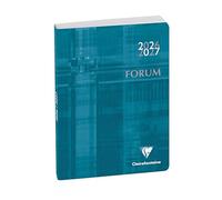 Exacompta - 184073E - Agenda journalier Forum Métric - 12 x 17 cm - Août 2025 à juillet 2026 - Coloris bleu canard