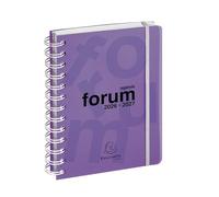 Exacompta 184177E - Agenda Forum Linicolor 12 x 17 cm - Journalier Août 2026 à juillet 2027 - Violet
