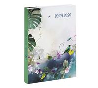Exacompta 1843511E - Un Agenda 1 jour par page Forum 12x17 cm, août 2019 à juillet 2020, Chacha Tocade.