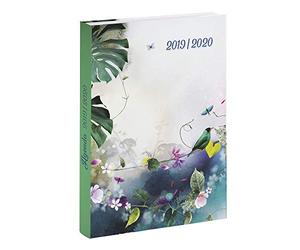 Exacompta 1843511E - Un Agenda 1 jour par page Forum 12x17 cm, août 2019 à juillet 2020, Chacha Tocade.