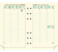 Exacompta 18572E Recharge pour Organiseur Exatime 17 Etroit Semainier - Format 17 x 9.8 cm -Janvier 2027 à Décembre 2027