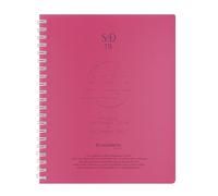 Exacompta 192475E - Agenda semainier de bureau SAD 19S Linicolor - 14 x 18 cm - Septembre 2025 à décembre 2026 - 16 mois - Coloris rose