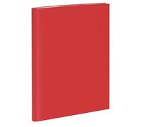 Exacompta 197775E - Agenda de bureau SAD 19S Vérone 14 x 18 cm - Semainier Septembre 2026 à Décembre 2027-16 mois - Coquelicot