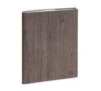 Exacompta 2003048E - Agenda semainier de bureau Horizons 20 Visuel Woody - 15 x 21 cm - Janvier à décembre 2026 - Coloris taupe